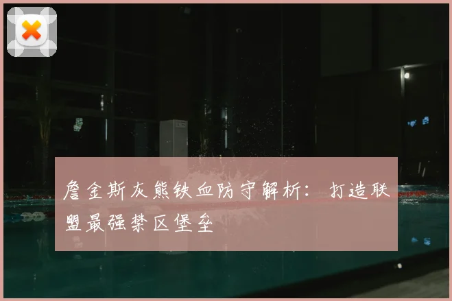 詹金斯灰熊铁血防守解析:打造联盟最强禁区堡垒